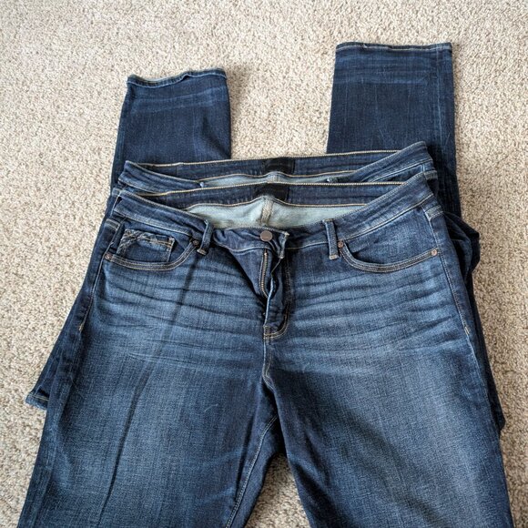 Lot 2 pair Buckle Black straight Stretch Jean 36 x 34 - Picture 6 of 11